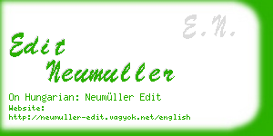 edit neumuller business card